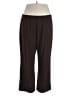 Talbots Solid Brown Active Pants Size XL - photo 1
