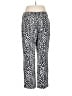 Susan Graver Animal Print Silver Casual Pants Size L (petite) - photo 2