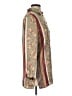 Unbranded 100% Viscose Print Brown Long Sleeve Blouse Size L - photo 4