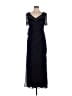 Xscape Black Cocktail Dress Size 10 (petite) - photo 1