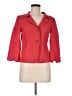 Max Mara 100% Cotton Red Blazer Size 6 - photo 1