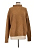 Eddie Bauer Solid Brown Turtleneck Sweater Size L (tall) - photo 1