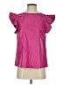 TCEC 100% Polyurethane Pink Short Sleeve Blouse Size S - photo 1