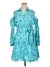 Boston Proper Paisley Teal Casual Dress Size XL - photo 1