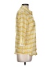 Weekend Max Mara Print Yellow 3/4 Sleeve Button-Down Shirt Size L - photo 4