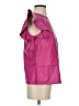 TCEC 100% Polyurethane Pink Short Sleeve Blouse Size S - photo 4
