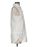 Hinson Wu White Sleeveless Button-Down Shirt Size S - photo 4