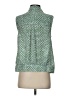 CAbi 100% Polyester Green Sleeveless Blouse Size S - photo 2