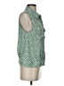 CAbi 100% Polyester Green Sleeveless Blouse Size S - photo 4