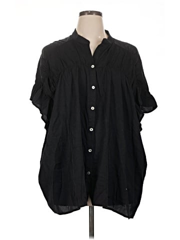 Bibi 3/4 Sleeve Button-Down Shirt (view 1)