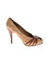 Betsey Johnson Color Block Brown Heels Size 9 1/2 - photo 1