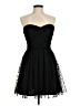 Delia's 100% Polyester Hearts Black Cocktail Dress Size 7 - photo 1