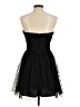 Delia's 100% Polyester Hearts Black Cocktail Dress Size 7 - photo 2