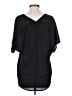Lush 100% Polyester Black Short Sleeve Blouse Size S - photo 2