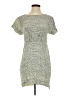 BCBGeneration 100% Cotton Tweed Gray Casual Dress Size S - photo 1