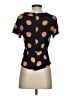 Boden 100% Viscose Polka Dots Orange Short Sleeve Top Size 4 - photo 2