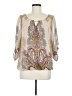Roz & Ali 100% Polyester Ivory 3/4 Sleeve Blouse Size M - photo 1