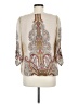 Roz & Ali 100% Polyester Ivory 3/4 Sleeve Blouse Size M - photo 2