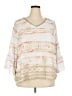 JM Collection 100% Polyester Ivory 3/4 Sleeve Blouse Size 2X - photo 1