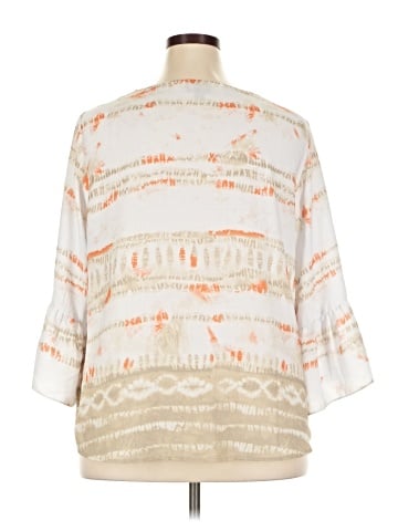 JM Collection 3/4 Sleeve Blouse (view 2)