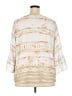 JM Collection 100% Polyester Ivory 3/4 Sleeve Blouse Size 2X - photo 2