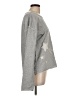 Hem & Thread Stars Silver Pullover Sweater Size L - photo 4