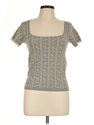 Hem & Thread Short Sleeve Top (view 1)