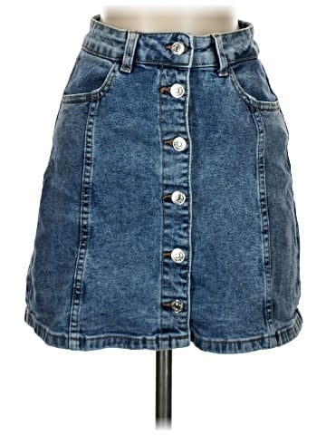 Mango Denim Skirt (view 1)