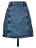 Mango Blue Denim Skirt Size XXS - photo 2