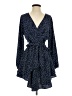 Unbranded 100% Dacron Polka Dots Blue Casual Dress Size S - photo 1