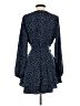 Unbranded 100% Dacron Polka Dots Blue Casual Dress Size S - photo 2