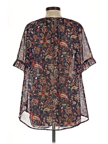Pretty Rebellious Short Sleeve Blouse (view 2)