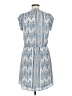 DR2 100% Polyester Chevron-herringbone Blue Casual Dress Size M - photo 2