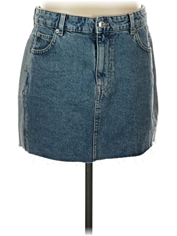 MNG Denim Skirt (view 1)