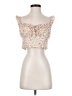 Hello Molly 100% Polyester Ivory Sleeveless Blouse Size 4 - photo 1