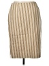 Eccoci Stripes Tan Casual Skirt Size 10 - photo 2