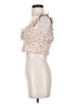 Hello Molly 100% Polyester Ivory Sleeveless Blouse Size 4 - photo 5