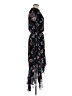 Intermix 100% Silk Floral Black Cocktail Dress Size 6 - photo 4