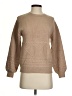 Naf Naf Solid Tan Pullover Sweater Size XS - photo 1