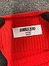 Double Zero Color Block Red Turtleneck Sweater Size S - photo 7