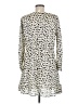 MNG Animal Print Ivory Casual Dress Size 6 - photo 2