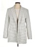 Anne Klein 100% Polyester Houndstooth Gray Blazer Size L - photo 1