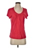 Cable & Gauge Red Short Sleeve Top Size L (petite) - photo 1