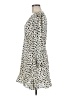 MNG Animal Print Ivory Casual Dress Size 6 - photo 5