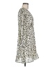 MNG Animal Print Ivory Casual Dress Size 6 - photo 4