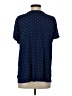 Alfani Polka Dots Blue Short Sleeve Top Size L (petite) - photo 2
