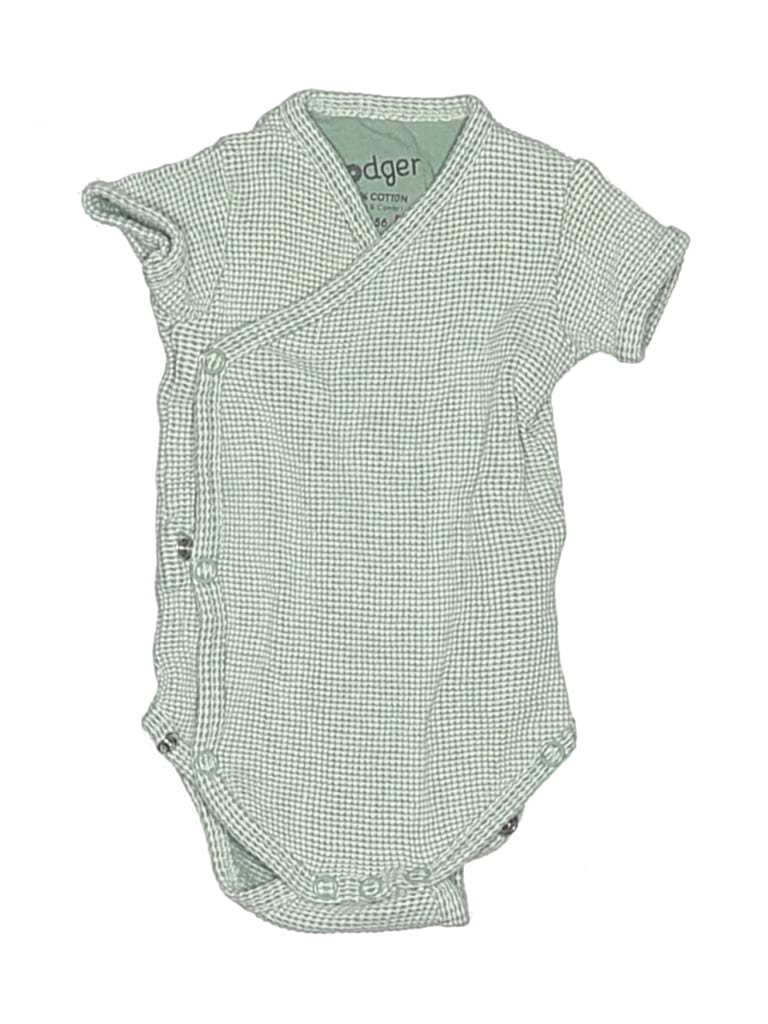 Pre-owned Assorted Brands Kids' Short Sleeve Onesie In Green