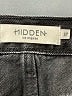 Hidden Jeans 100% Cotton Stripes Black Jeans Size 27 waist - photo 7