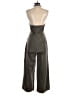 Flat White Solid Gray Jumpsuit Size S - photo 2