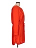 Gap 100% Polyester Orange Casual Dress Size L - photo 4